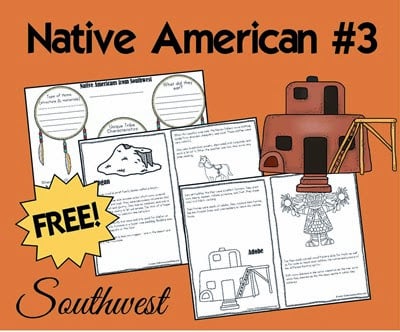 native americans - Southwest Tribes - includes 2 free printable books on the Navajo and Hopi), tribe comparisson, and ideas for hands on history for kids