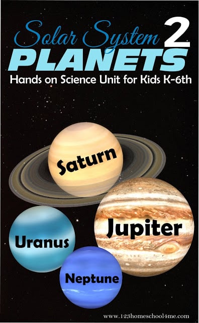 Solar System 4 Outer Planets For Kids 123 Homeschool 4 Me