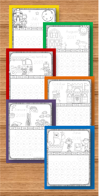 FREE 2017 - 2018 Printable Calendar - fun monthly themes to color and learn new vocabulary! These free printable calendar are great for learning about days of the week, months, counting to 30, counting down to special days and so much more for toddler, preschool, prek, kindergarten, first grade, 2nd grade, 3rd grade FREE 2017 - 2018 Printable Calendar - fun monthly themes to color and learn new vocabulary! These free printable calendar are great for learning about days of the week, months, counting to 30, counting down to special days and so much more for toddler, preschool, prek, kindergarten, first grade, 2nd grade, 3rd grade