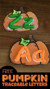 Pumpkin Alphabet Tracing