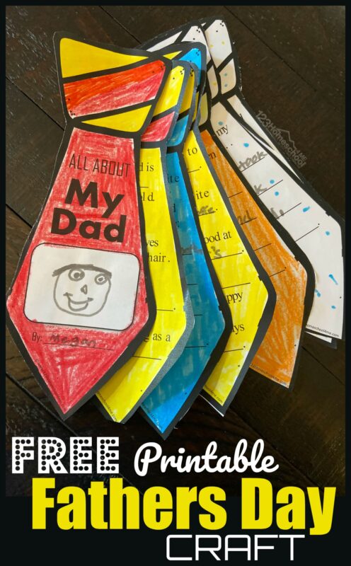 Father's Day Toolbox Craft [Free Template]